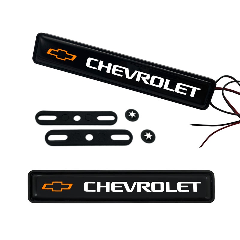 1 Logo Đèn LED 3D Gắn Phía Trước Xe Hơi Chevrolet Spark Cruze Captiva Lacetti Aveo Trax Malibu Camaro