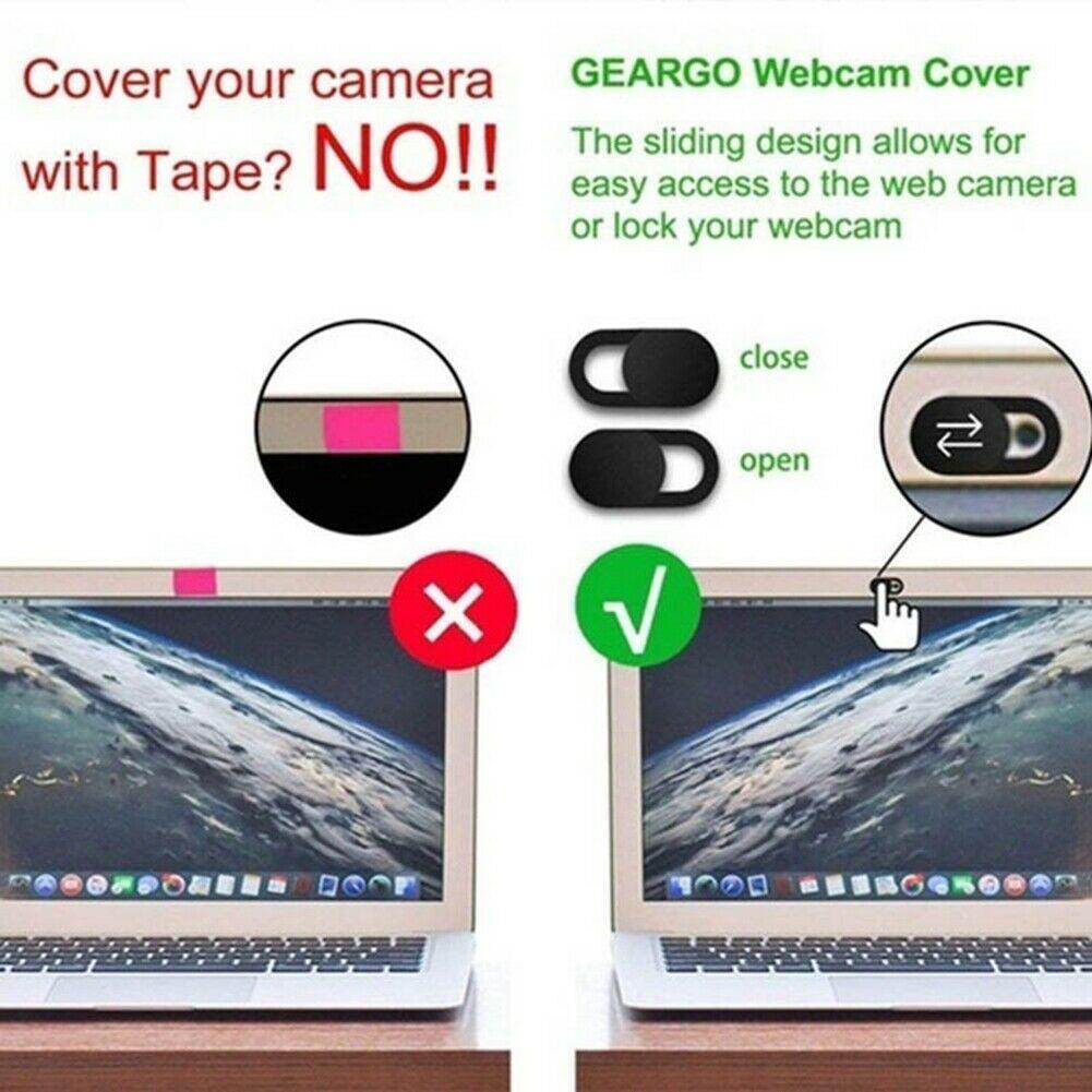 Vỏ Bọc Webcam Siêu Mỏng Màu Trắng Đen Bảo Vệ Chế Độ Riêng Tư Cho Laptop iPad Phone E1Q3