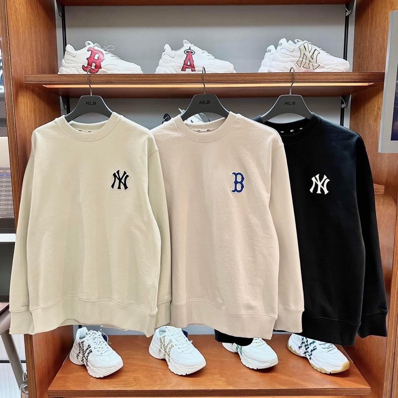 Áo sweater MLB logo mono ss23