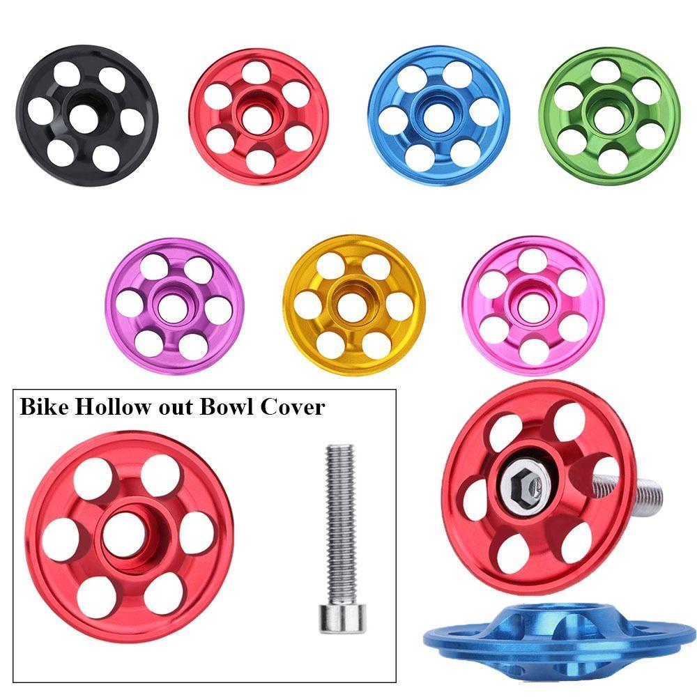 MYRONGVN Set 2 Nắp Đậy Bằng Nhôm Siêu Nhẹ Cho Xe Đạp Leo Núi