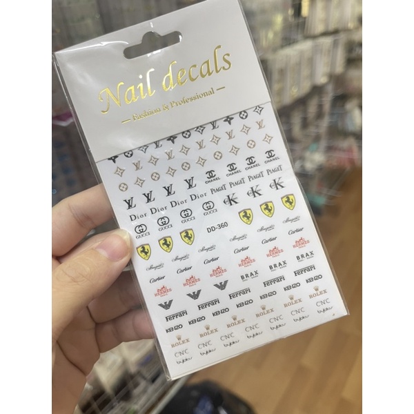 Stick thương hiệu siêu đẹp - stick logo nail hottrend