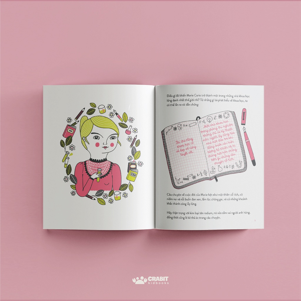 Sách - Từ nhỏ bé đến phi thường: Marie Curie - Danh nhân thế giới - dành cho trẻ từ 7 tuổi