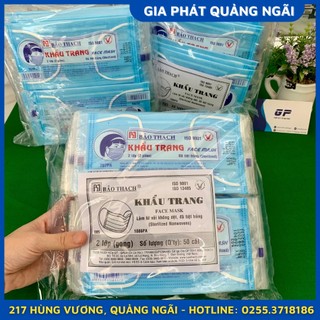 KHẨU TRANG TIỆT TRÙNG 2 LỚP BẢO THẠCH