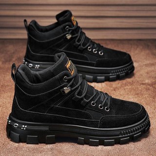 Giày boot nam màu đen poin gn415