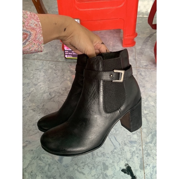 Bốt da thật sz 38