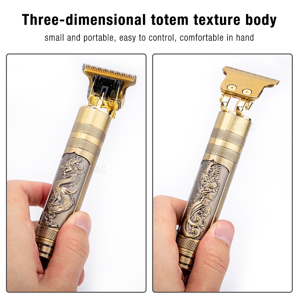 Máy cạo râu Cắt Tóc Chuyên Nghiệp Không Dây T9 0MM Cho Nam