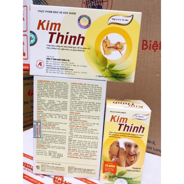 (CHÍNH HÃNG) KIM THÍNH - Hỗ trợ tăng cường thính lực