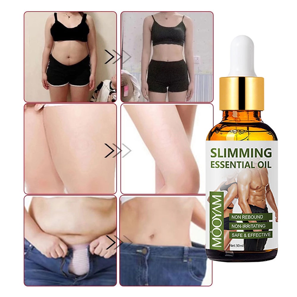Tinh dầu massage giảm béo MOOYAM slimming essential oil 30ml Tập thể dục, đốt mỡ, giảm cân, tạo hình