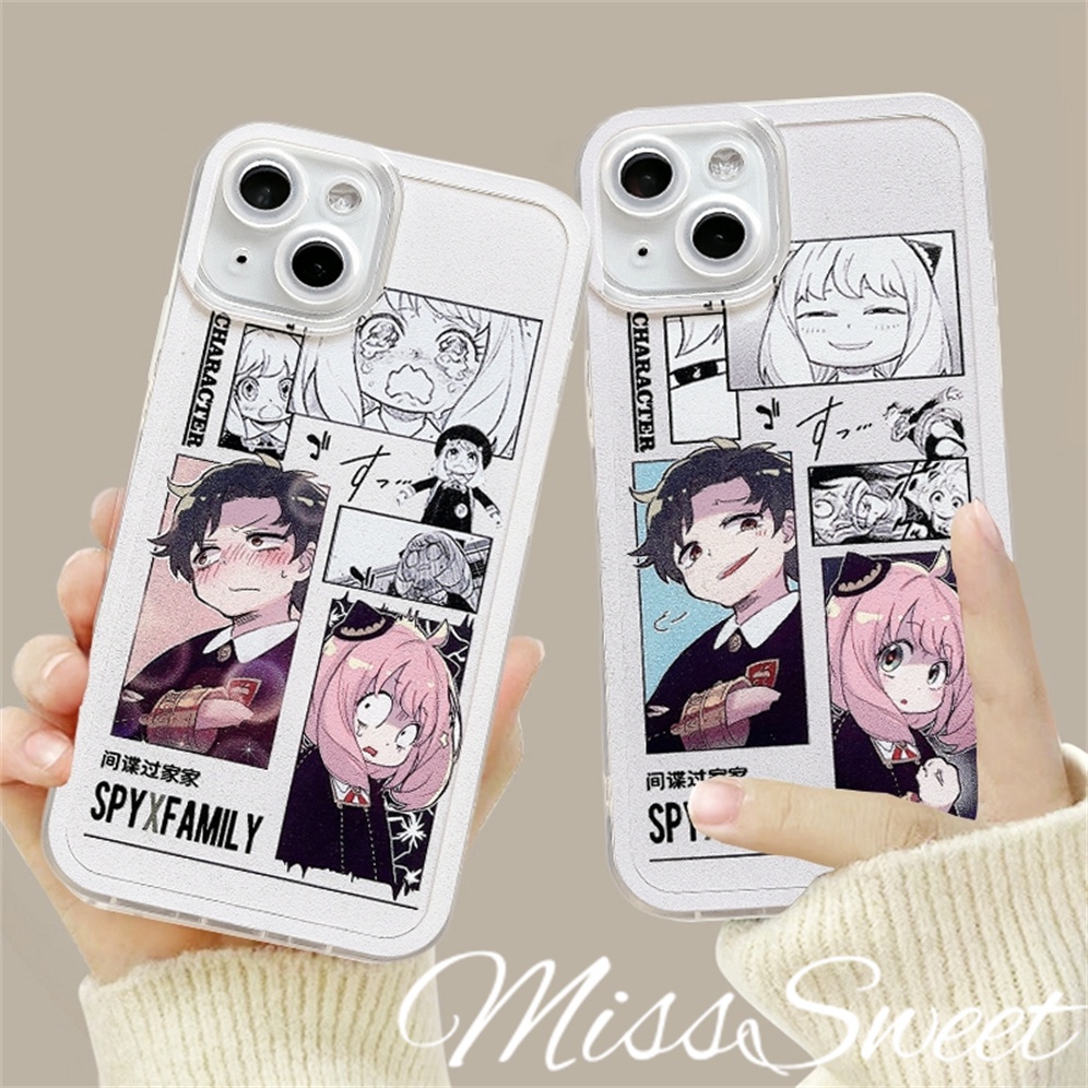 Ready Stock Compatible For iPhone 14 13 12 11 Pro Max X XR Xs Max 8 7 6 6s Plus SE 2020 SPY×FAMILY Anya Forger Phone Case Soft Cover