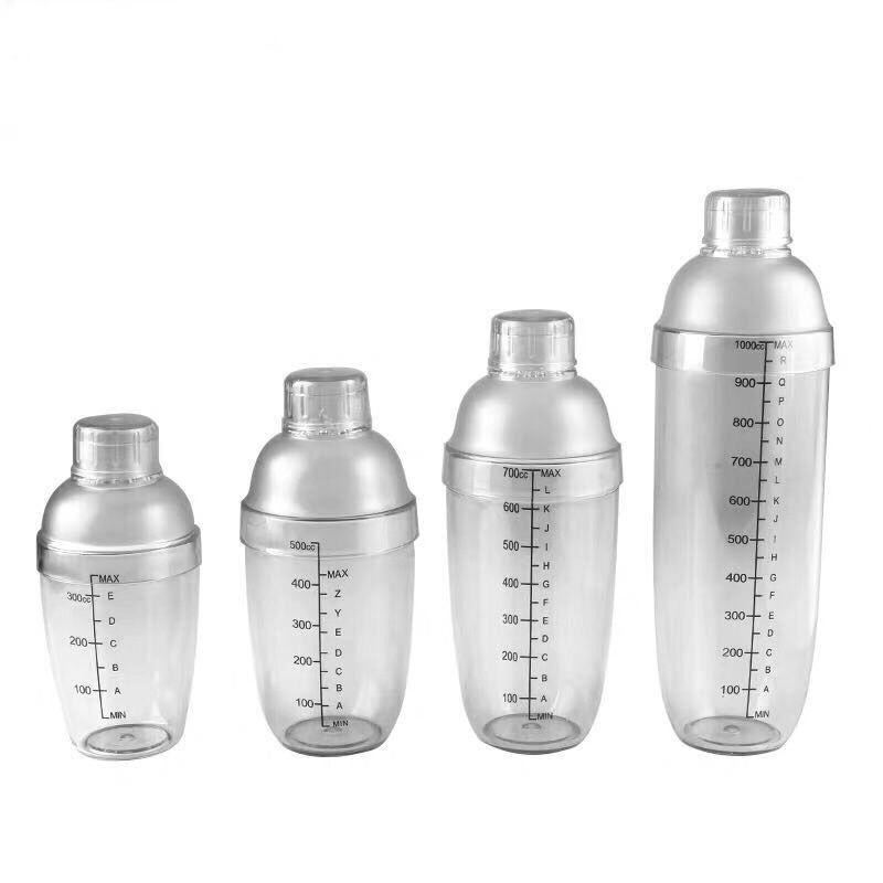 Shaker with Scale Wine Shaker Milky Tea Cup Shaker Pc Resin Shaker/Milk Tea Shaker Cocktail Juice Sh