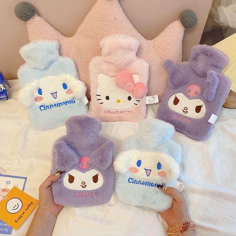 Túi Chườm Nóng Hình Chú Chó cinnamon Nhồi Bông Dễ Thương Dày Dặn Chống Nổ