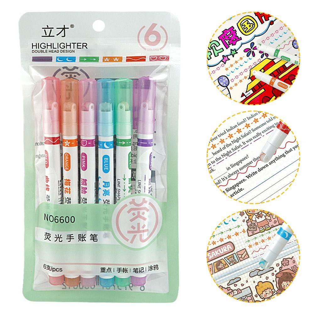 YVE Set 6 Bút Vẽ Phác Thảo Đa Hình Dạng