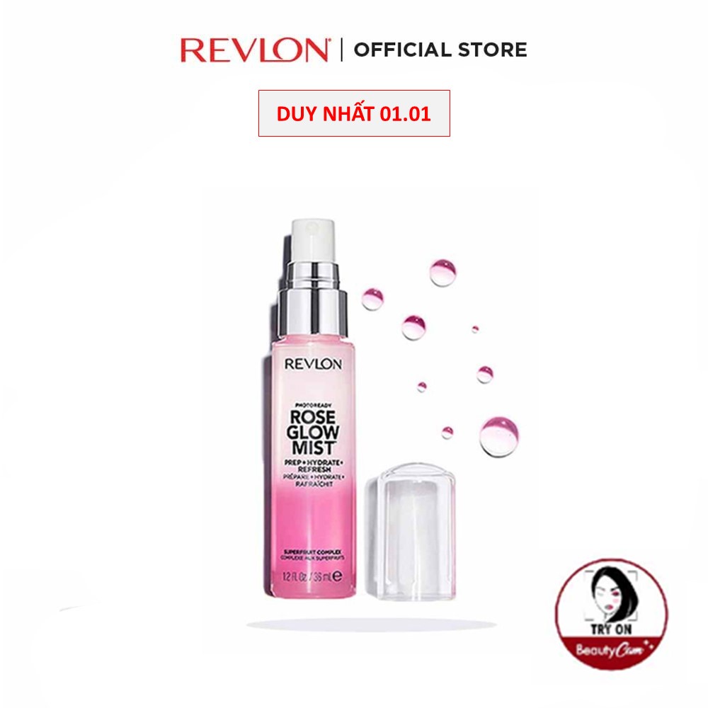 Xịt khoáng dưỡng da bắt sáng REVLON PHOTOREADY ROSE GLOW MISTTM 36ml