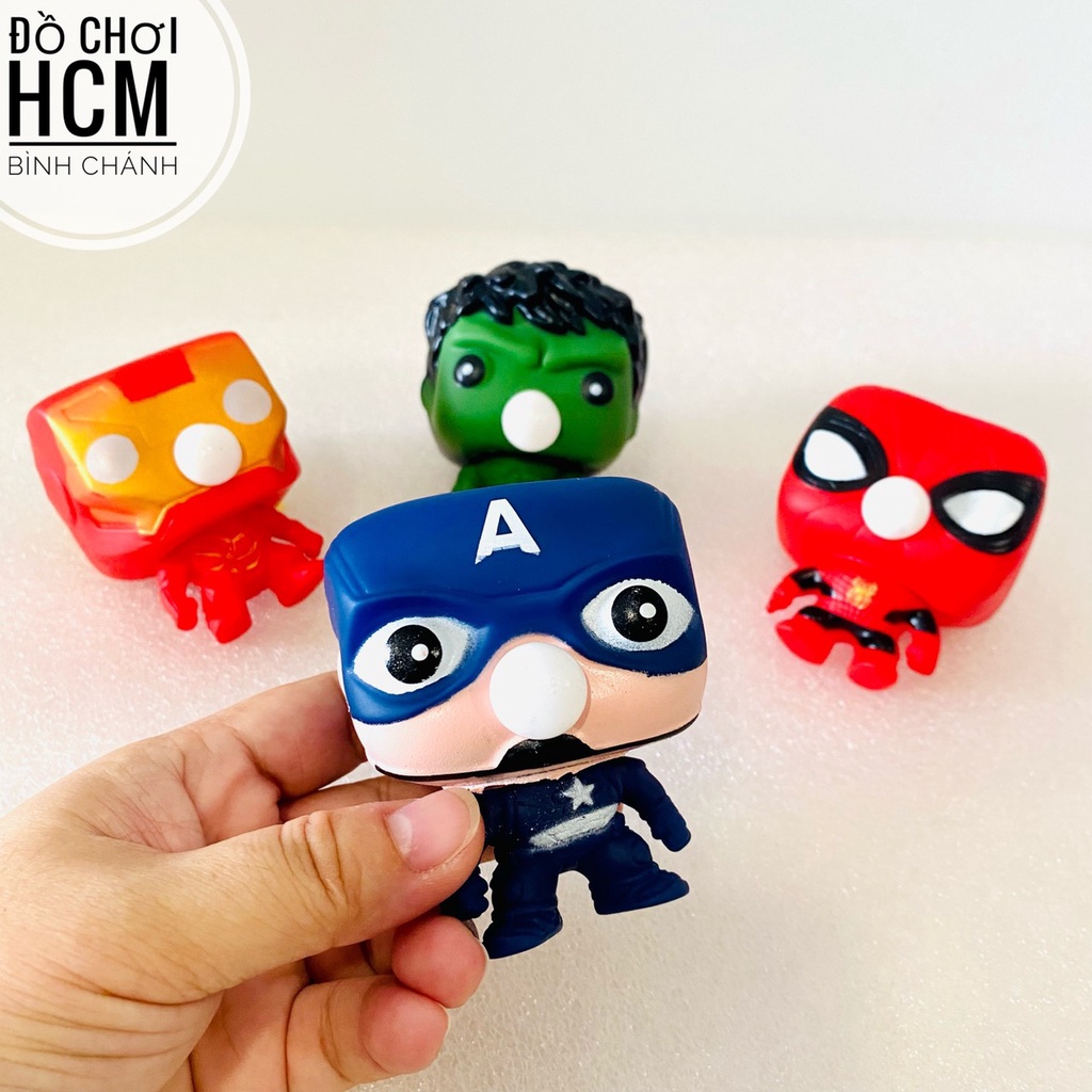 Đồ chơi trẻ em siêu anh hùng thổi bóng cho bé thích Hulk, Spider man, Captain American, Iron man