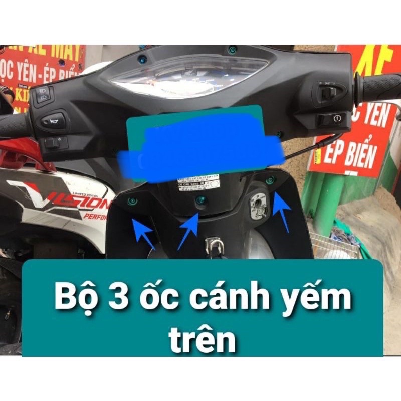 Bộ Ốc Titan Gắn Dàn Áo Wave 50/100/110