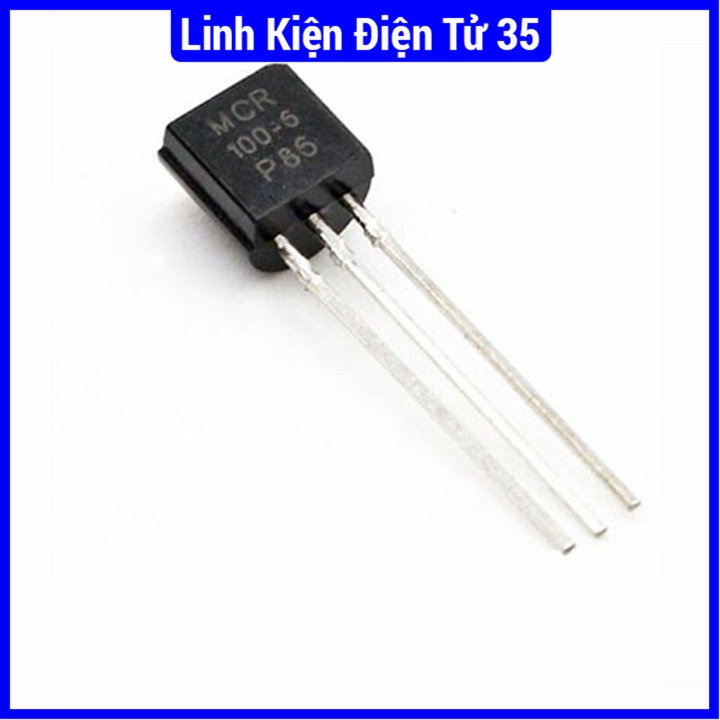 Linh kiện bán dẫn MCR100-6 TO-92 THYRISTOR dòng điện 0.8A điện áp 400V