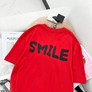áo phông đỏ micky smile cho nữ