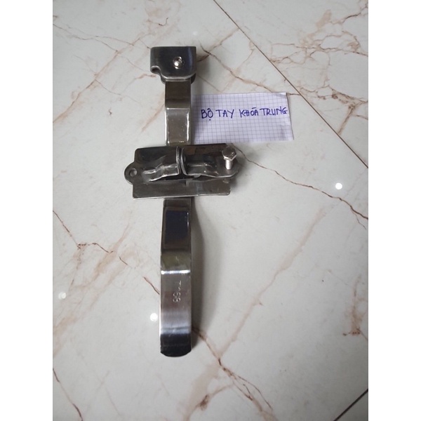 Bộ tay khoá, gài thùng xe trung sắt, inox