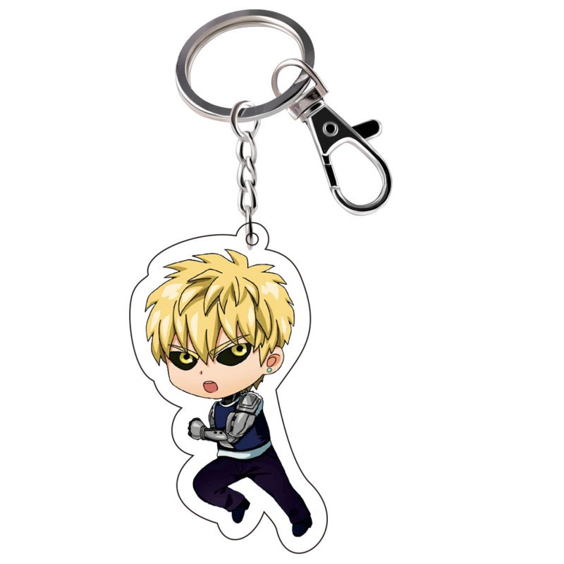 Móc Khóa Mô Hình Nhân Vật Saitama Genos Tatsumaki Trong ONE PUNCH-MAN Bằng Acrylic Quà sinh nhật