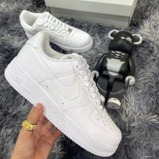 Giày_Nike Trắng , Giày_Nike Air Force 1 Trắng Cao Cấp Full Size Nam Nữ Hot Trend Full Box BILL *