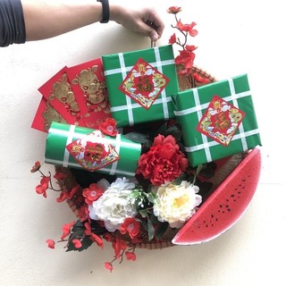 set mẹt trang trí tết