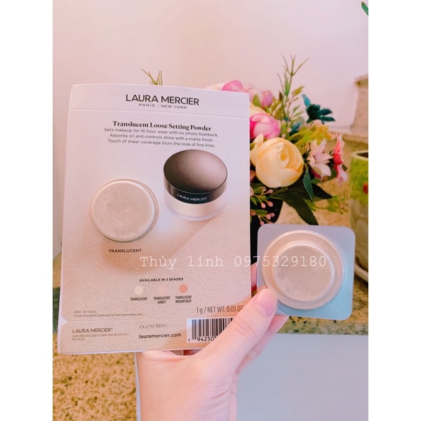 Sample phấn bột Laura Mercier 1g tiện lợi