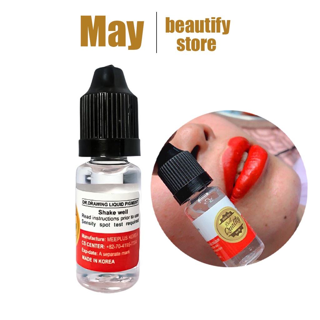 Nước pha mực xăm Best Quality Hàn Quốc, nước kích màu môi khóa màu giúp mực bám nhanh bong đậm lọ 10