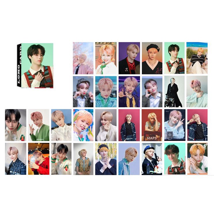 Set 30 lomo hình ảnh Hanbin nhóm tempest