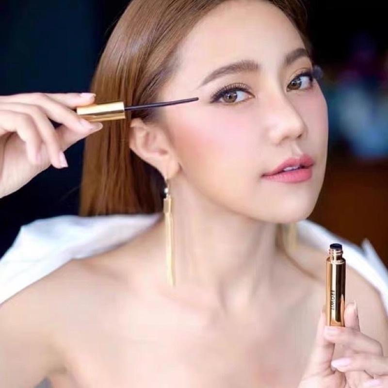 Mascara nongchat browit thái lan đầu lược chải lâu trôi, chống lem , làm dày, dài cong mi tự nhiên không thấm nước