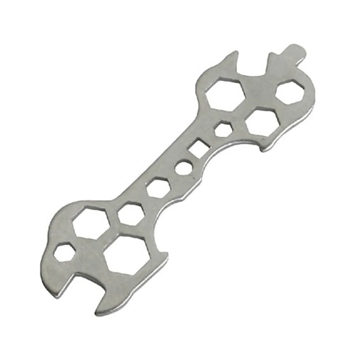 Cờ Lê Lục Giác Phẳng 14 Trong 1 Gồm 13 Lỗ Vặn Đai Ốc Từ 7mm Đến 17mm Thép Cr Cứng Cáp Chuyên Dùng Sửa Chữa Xe Đạp