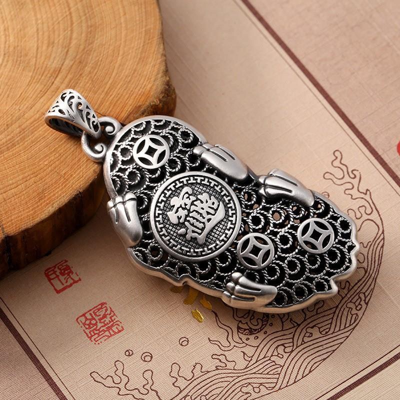 Mặt Dây Chuyền Bạc 999 Hình Pixiu Thời Trang Cho Nam Nữ