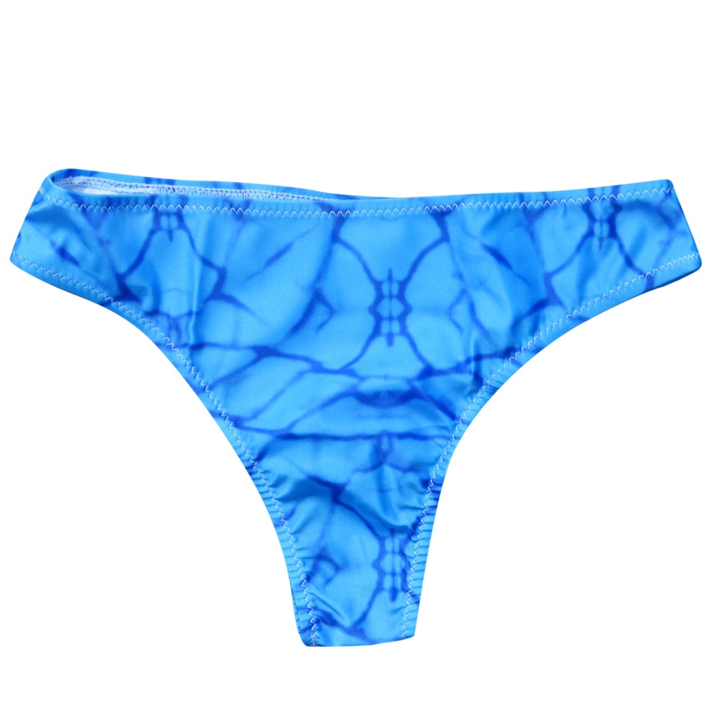 Bộ bikini Eo Thấp In Họa Tiết vintage Cho Nữ