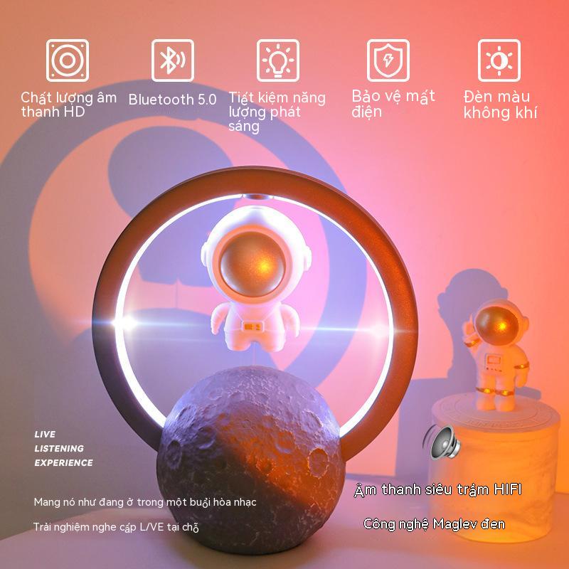 Loa bluetooth maglev phi hành gia nhà sáng tạo mini radio ngoài trời loa siêu trầm không dây âm thanh di động