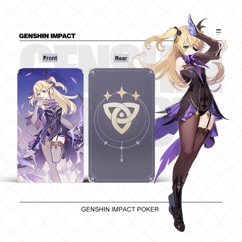 Lyney Bộ Sưu Tập Thẻ Bài Trò Chơi genshin Stagenius Lqokation tcg
