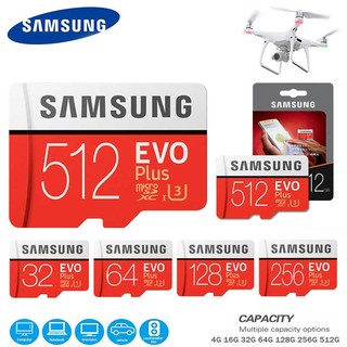 Thẻ nhớ samsung evo plus 32gb 64gb 128gb 256gb 512gb micro sd class 10 uhs tf