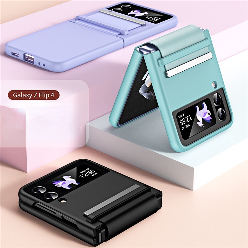 Ốp Điện Thoại Da Nắp Lật Cảm Giác Chạm Chống Sốc Cho Samsung Galaxy Z Flip 4 Z Flip 3 Z Flip 4 Flip 
