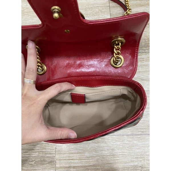 Túi si da thật hiệu GC Marmont 22