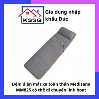 Đệm điện mát xa toàn thân Medisana MM825 có thể di chuyển linh hoạt