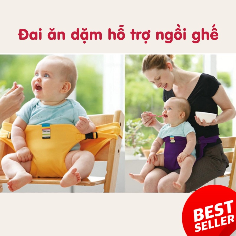 Đai An Toàn Đai địu sử dụng cho bé ngồi ghế khi không có ghế ăn dặm những lúc đi du lịch