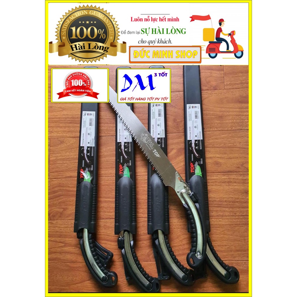 Cưa gỗ cầm tay TOP 350mm - Tiêu chuẩn Đài Loan có bao đựng (cưa cành TOP)