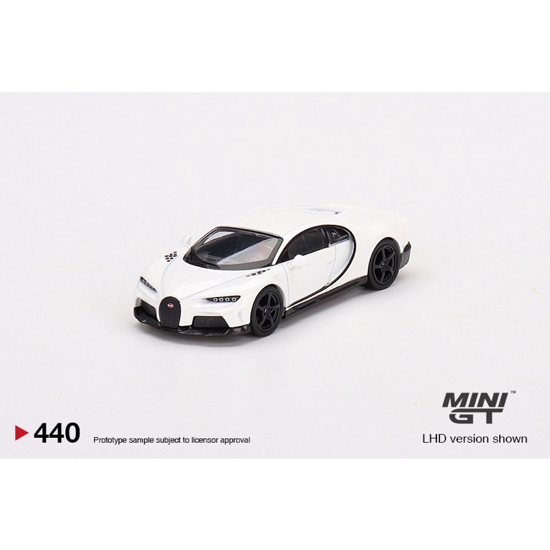 Hobby Store xe mô hình MiniGT #440 Bugatti Chiron Super Sport White