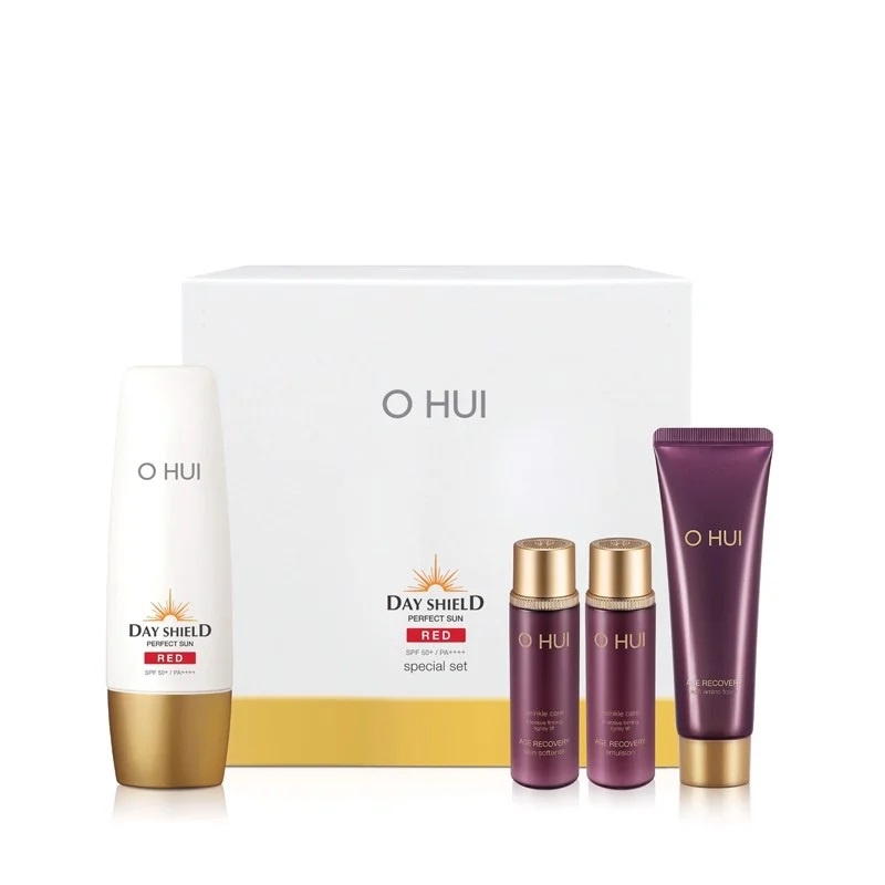 Sét chống nắng dành mọi loại da đặc biệt cho da bị sạm đen Ohui Day Shield Perfect Sun Black spf 50+