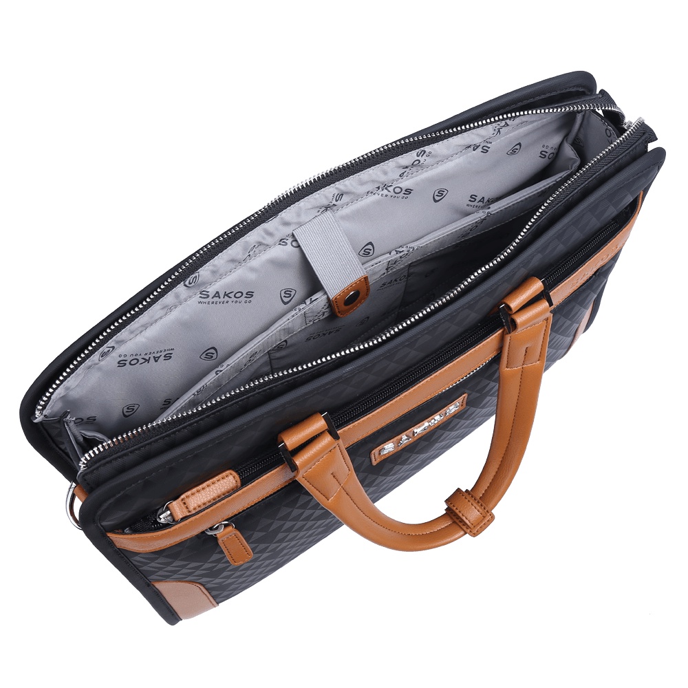 Cặp Laptop Công Sở Phối Da SAKOS LEGEND 06  - tại Balonation.vn