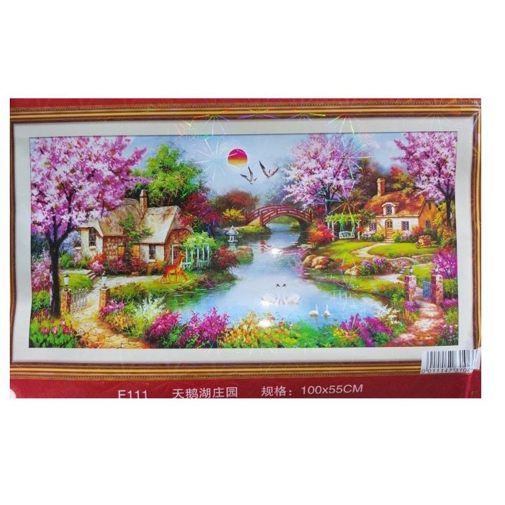 Tranh thêu chữ thập ngôi nhà hạnh phúc 2117-60x45cm; A363-55*75 cm; A59-50*65 cm; AA2135- 84*65cm; AA2135-9CT- 75*100cm