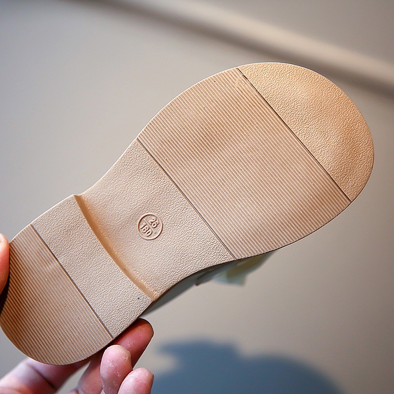 Giày Búp Bê Da Thời Trang Cho Bé Gái Size 23-36