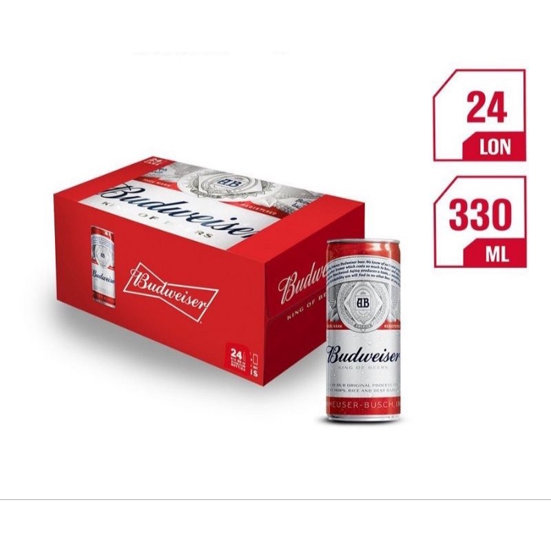 BIA BUDWEISER THÙNG 24 LON 330ML