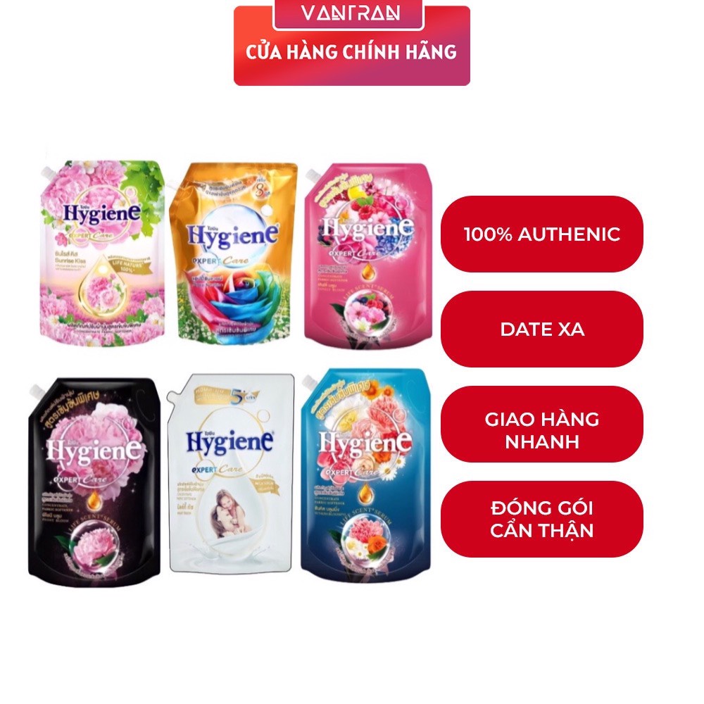 Nước xả vải hygiene thái lan 1300/1150ml được chọn màu