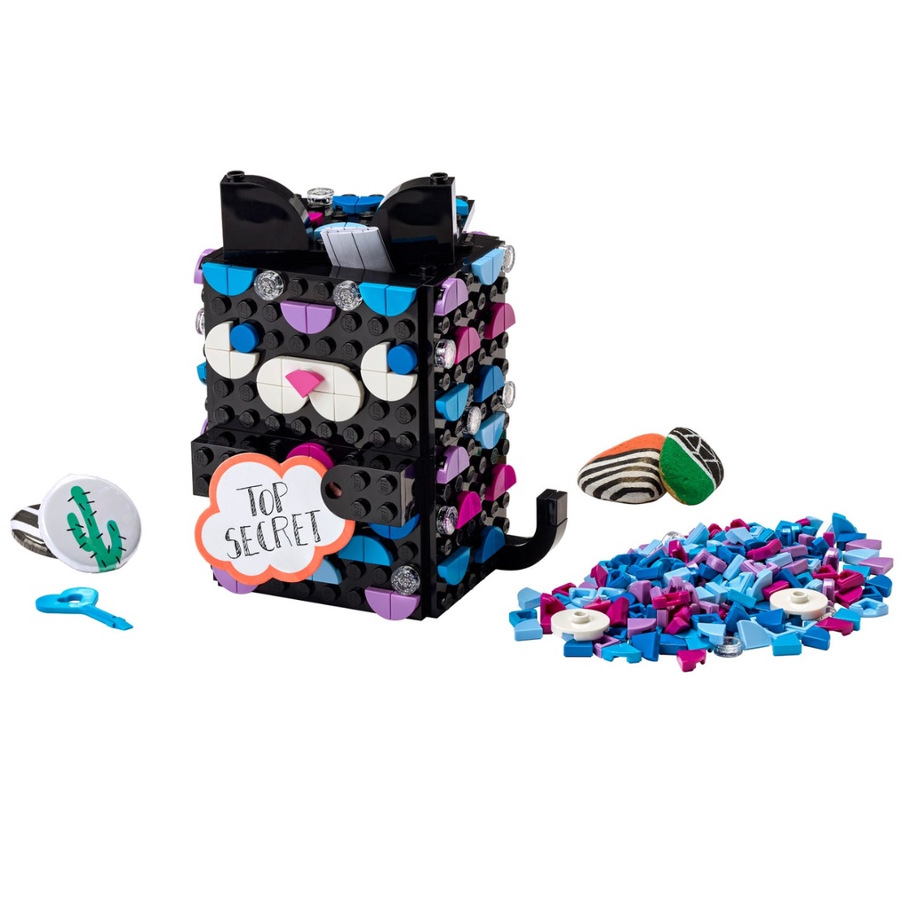 Lego 41924 - Hộp phụ kiện Mèo con bí ẩn - Secret Holder - Lego Dots Chính hãng