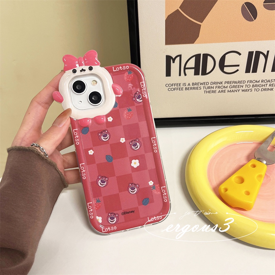 Ốp ĐiệN ThoạI HọA TiếT Lotso Cho iPhone 14 13 12 11 Pro Max Se 2020 X Xr Xs Max 7 8 Plus