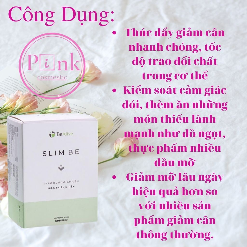 Giảm cân slim be chính hãng be alive giúp giảm cân an toàn giảm 2 đến 3 kí - ảnh sản phẩm 5